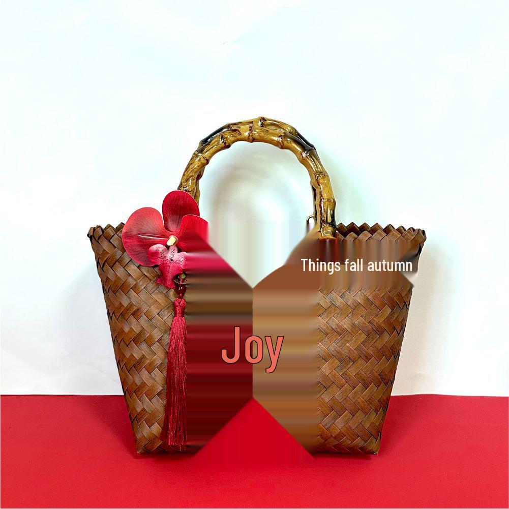Bridesmaid Wedding Favor Candy Gift Woven Tote Bag