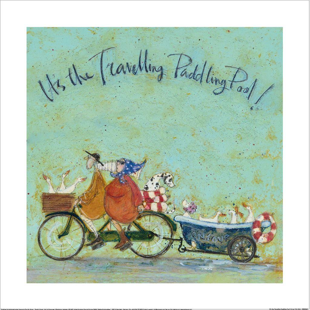 Sam Toft It´s The Travelling Paddling Pool Print