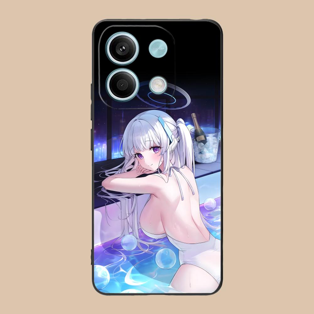Blue Archive Ushio Noa Phone Case for POCO M7 M6 M5 M4 M3 X7 X6 X5 X4 X3 Pro GT 5G Colorful Printing Cover Pretty Luxury Cover