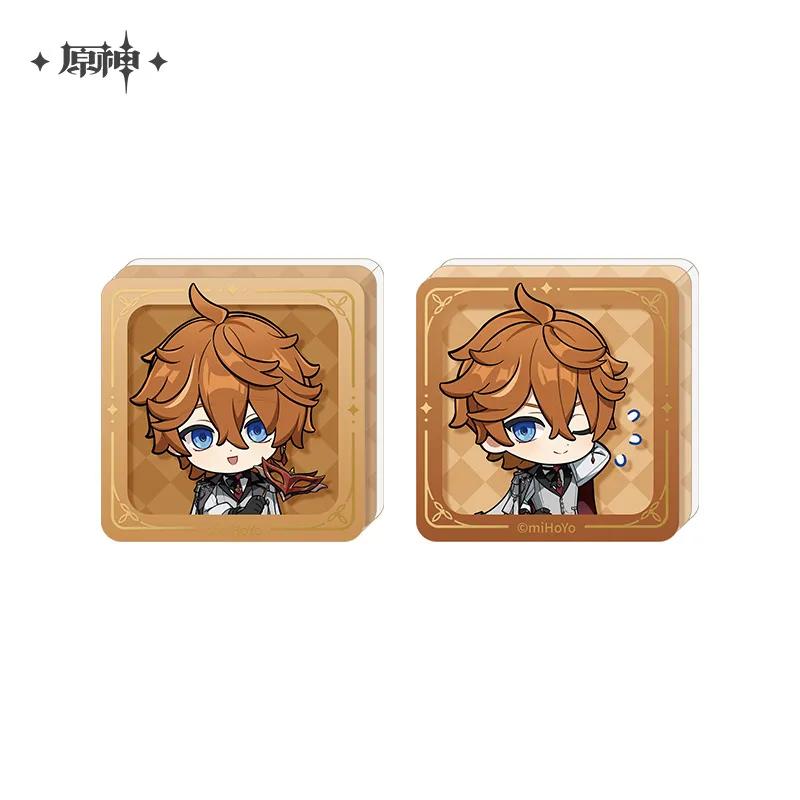 Sunsyea Genshin Impact Oficjalny Merch miHoYo Oryginalna Seria Tematyczna CYHY Odznaka Tartaglii Stojak Akrylowy