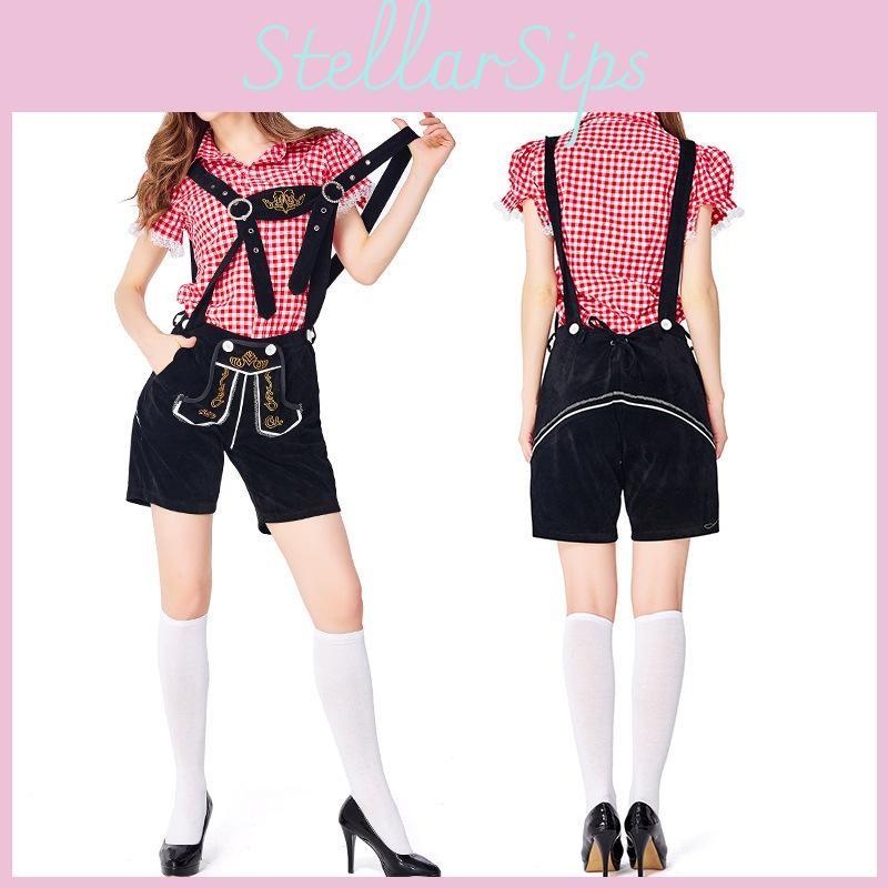 Beer Cosplay Bavarian Costume Set For Women Halloween Party Stage Performance