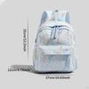 Children's Backpack Spacious Design Weave Zipper Rucksack for Early Education