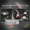 Mouse Pad Red Koi Art Gaming XL HD Mousepad XXL Desk Mats Mechanical Keyboard Pad Soft Carpet Non-Slip Desktop Mouse Pad