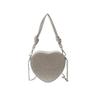 Luxury Diamonds Heart Design Handbags For Women Shiny Stone Women Shoulder Bag 2024 New Style Women's Bag Party Cute Purse