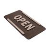 Wooden open/Close Sign Board Office Company Shops Mall Restaurant Bank Signage Business (WOODEN)