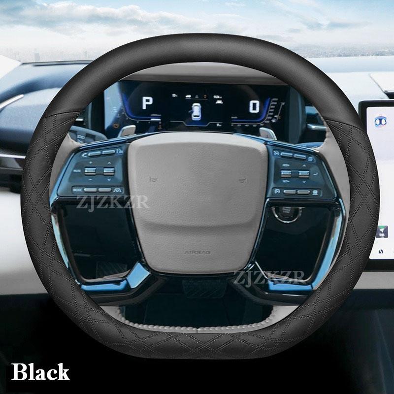 

For Ssangyong Torres 2022 2023 2024 2025 Car Steering Wheel Cover Auto Accessorie Non-slip and Breathable Interior чёрный