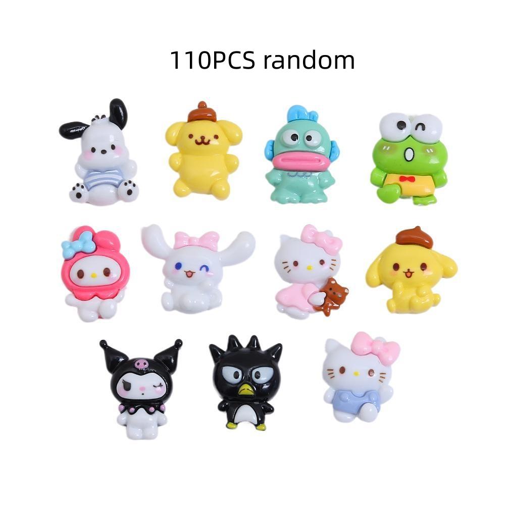 22/110PCS Cute animal cartoon cream gel accessories handmade DIY homemade hair clip accessories resin accessories materials