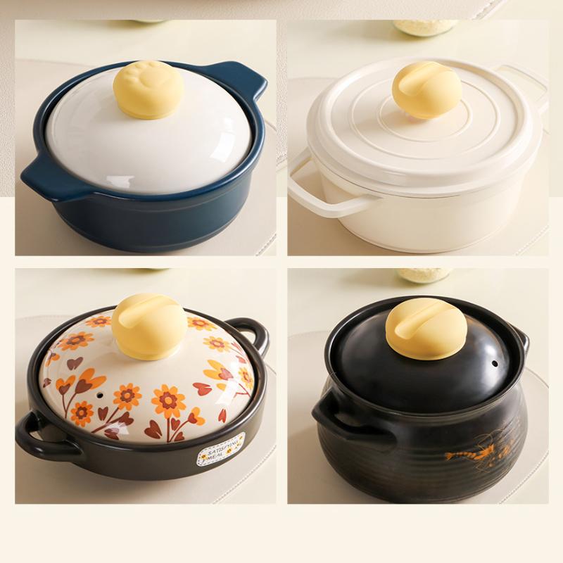 Silicone Pot Lid Knob Covers Anti-Scalding  Pot Lid Cover Reusable Kitchen Gadgets Portable Hand Protector For Daily Use