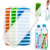 Pop Out Plastic Ice Cube Tray with Lid Reusable Ice Stick Tray Mold for Water and Sport Bottles Molde Silicona Sphere Ice Mold