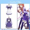 Authentic Game Pretty Derby Mary Jane Gakuen Winter Uniform Cosplay Costume With Over The Knee Socks