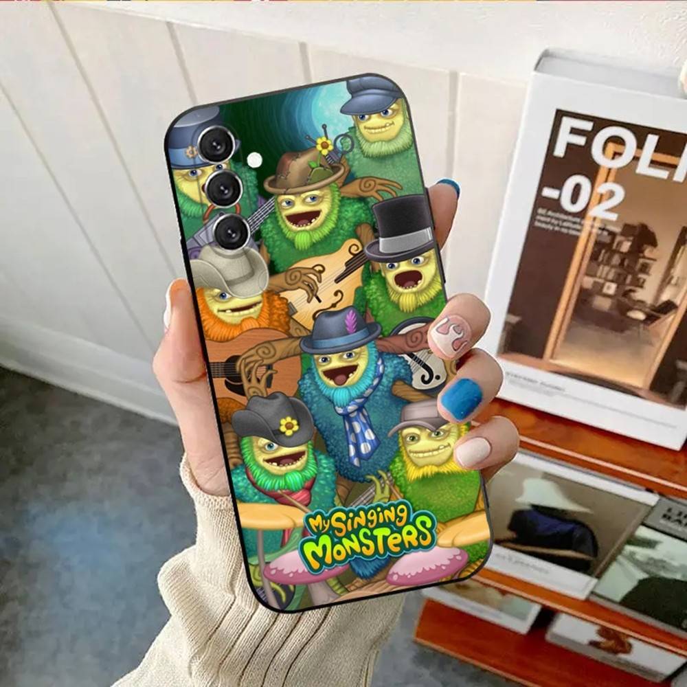 My Singing M-Monsters Phone Case Phone Case For Samsung Galaxy A13,A21s,A22,A31,A32,A52,A53,A71,A80, Soft Black Shell