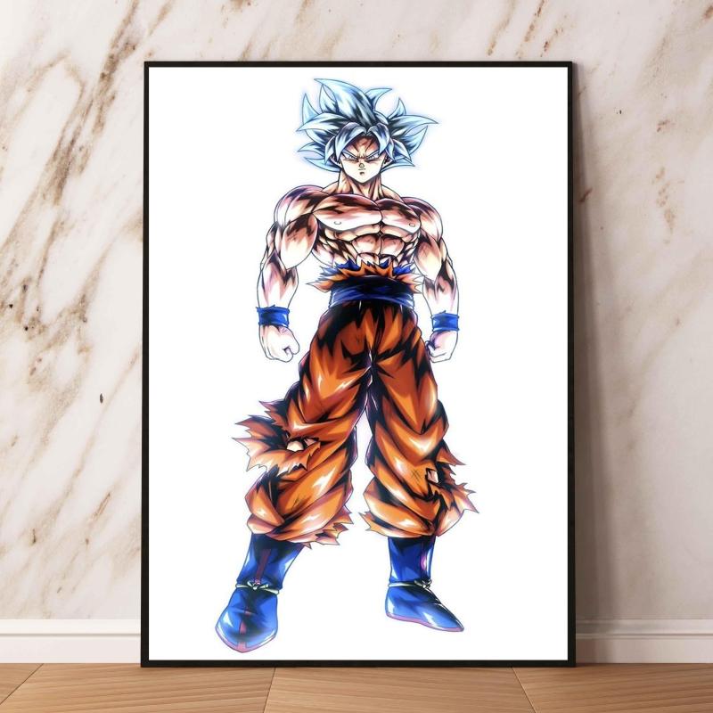 Toile Art peinture murale sept Dragon Ball combattant décoration suspendus enfants