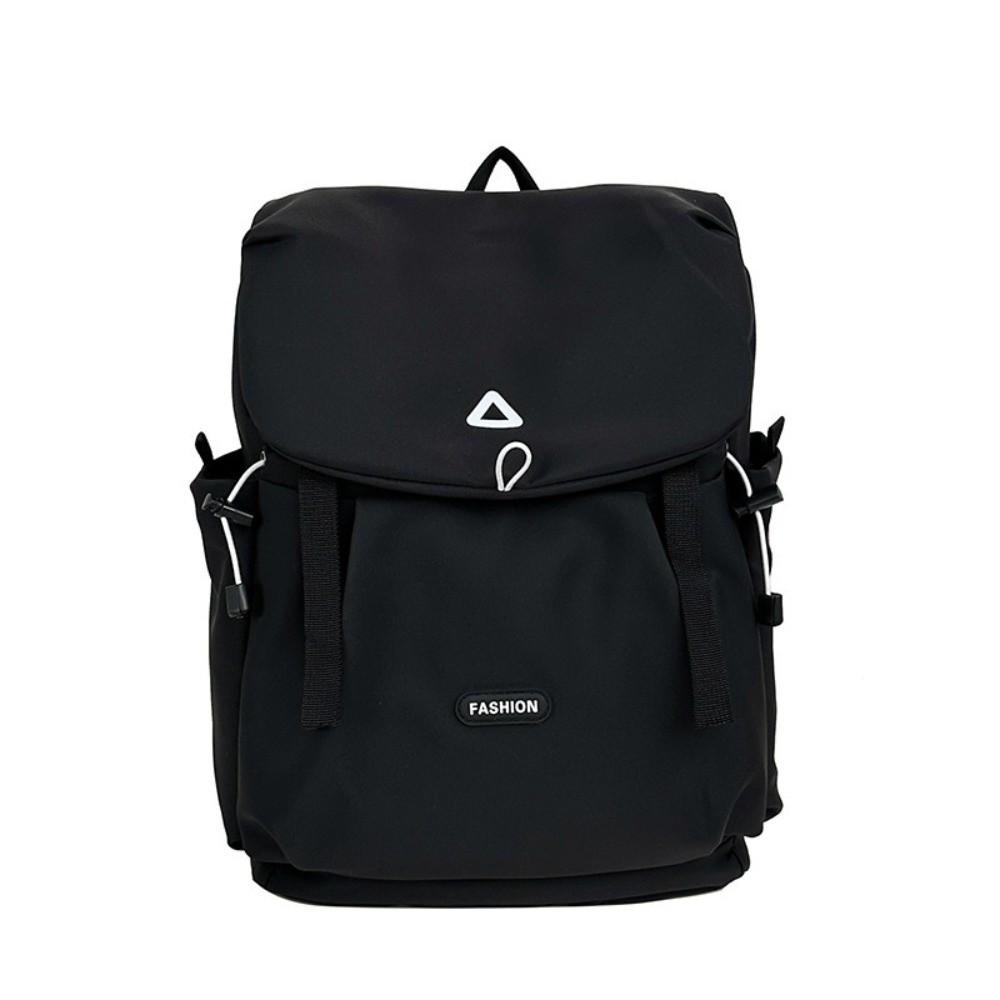 Casual Nylon Outdoor Backpack Color-blocked Lightweight Students Schoolbag Large Capacity Teens Daypack