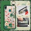 Soft case Silicone Phone Case For Blackview A60 Pro Waterproof Back Cover Kickstand Anti-knock Anti-dust Durable Lanyard