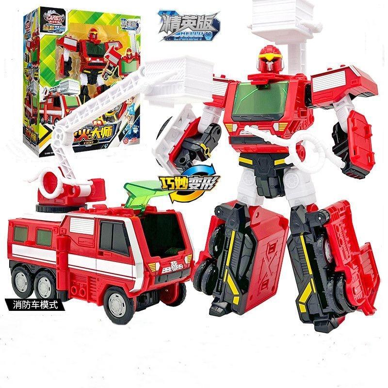 Hello Kabouter Transformer RICOSP AIENT Mechanical vehicle Car robot Rescue alliance Transformer car action figure Toy