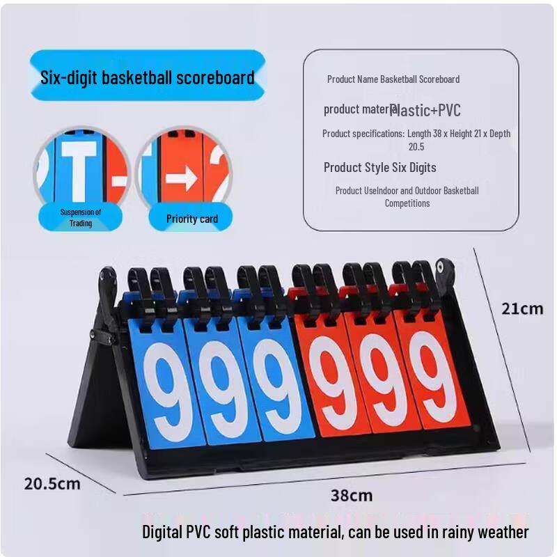 

Multi-Sport 6-Digit Scoreboard