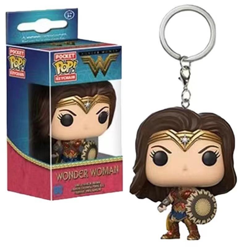 

Мстители Брелок Funko Милый Мультяшный Детский Праздничный Игрушечный Подарок Подвеска Wonder Woman