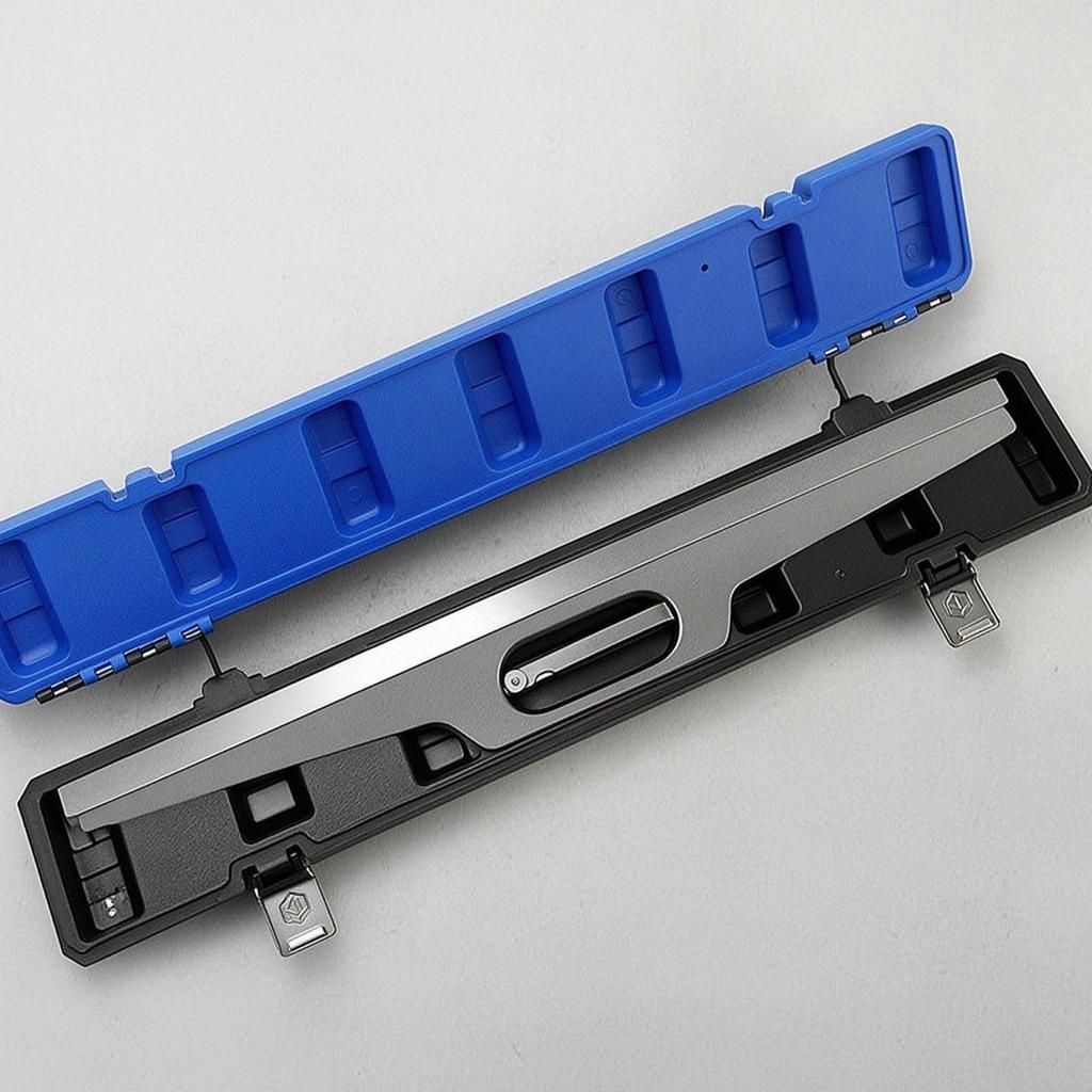 Flatness Ruler Ergonomic Straightedge with Case Portable for Workshops
