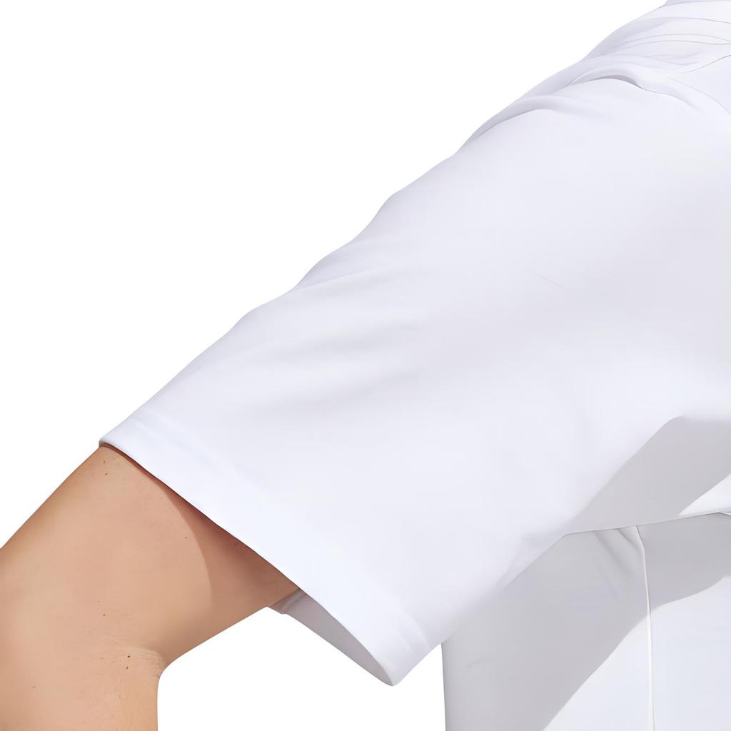 Adidas Solid Color Brand Logo Printed Casual Round Neck Loose Short Sleeve T-Shirt Women Tops White HE4933