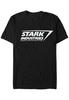 Maglietta con Logo Stark Industries di Iron Man Marvel Uomo e Donna Estate Cotone Abbigliamento Moda Manica Corta T-shirt Street Wear