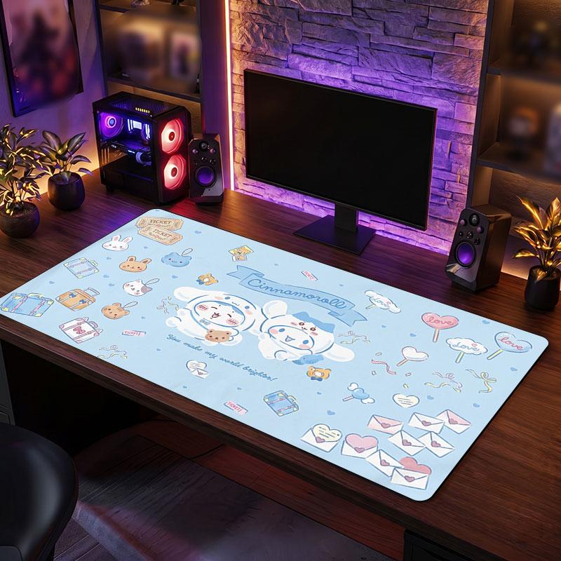 Big Mouse PadCinnamoroll Extended Soft Desk Mat Gaming Office Computer Table Decor Mat