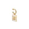 Chanel 1986-1988 square coco mark earrings ABA586-B10754-NN586