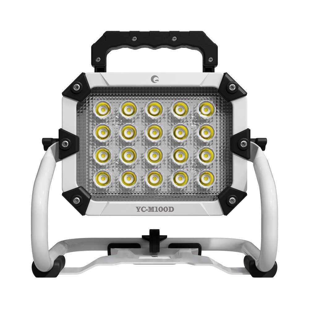 

GOODGOODS LED Floodlight, Matching Fighter V18, 100W, 9500lm, Work Light, Steel Construction, 18V Lithium-ion, Detachable, 60° Beam Angle, Narrow