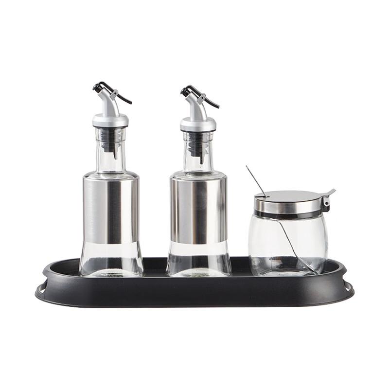 Glass Tabletop Condiment Dispenser