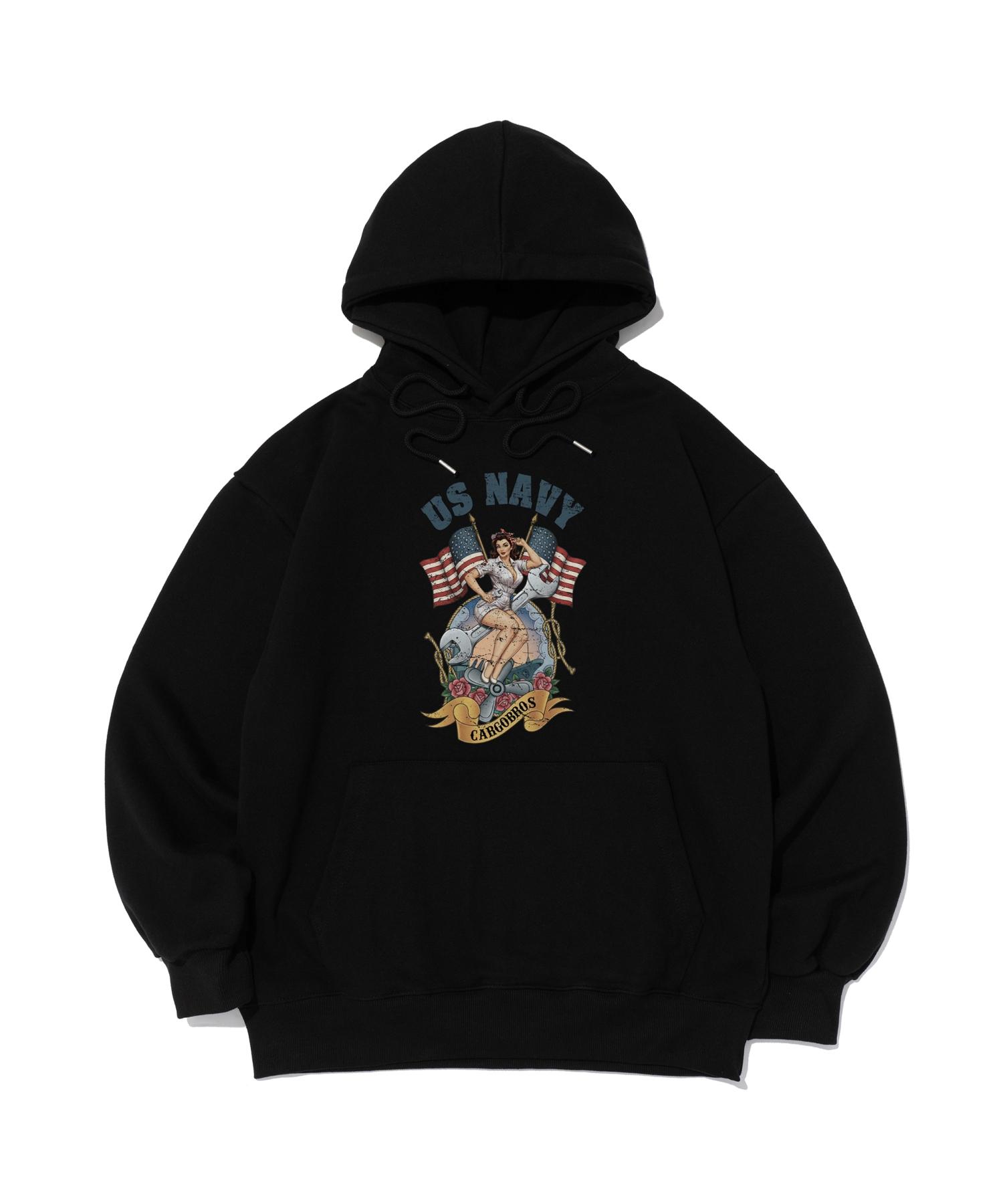 Cargo Bros For Woman Us Guarders Hoodie (Black) M