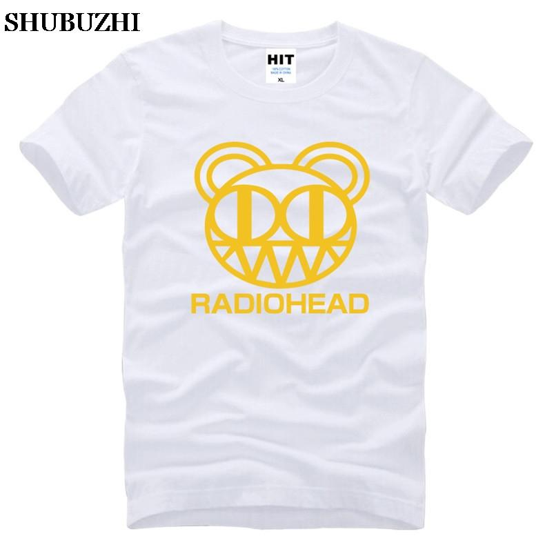 New Arrival Radiohead Unisex T Shirt Short Sleeve Cotton Cool Punk Alternative Rock   Radiohead Logo T-shirt Shubuzhi Top Tees