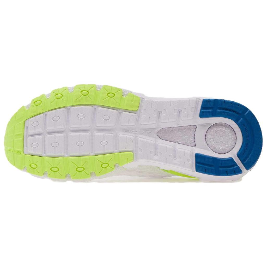 Under Armour HOVR Mega 2 Sports Fashion Comfortable Fabric Low-Top Casual Running Shoes Men Sneaker White Green Blue 3025472-103