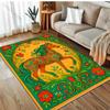 Multiple Sizes Vintage Painting Horse Print Carpet for Bedroom Living Room Bedside Sofa Floor Mat Modern Home Decor Area Rug