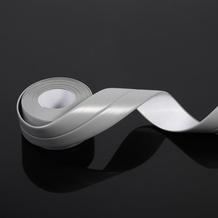 Bande D'étanchéité Salle de bains joint silicone blan ruban baignoire PE auto-adhésive cuisine Coin calfeutrage HB051