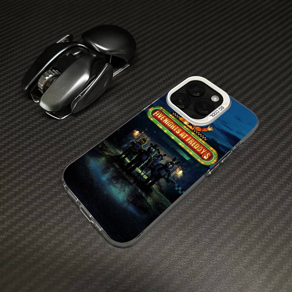 F-FNAF Five-nights-At-Freddys Phone Case For iPhone 17 16 15 14 13 12 11 Pro Max Plus Pro Colorful Shell
