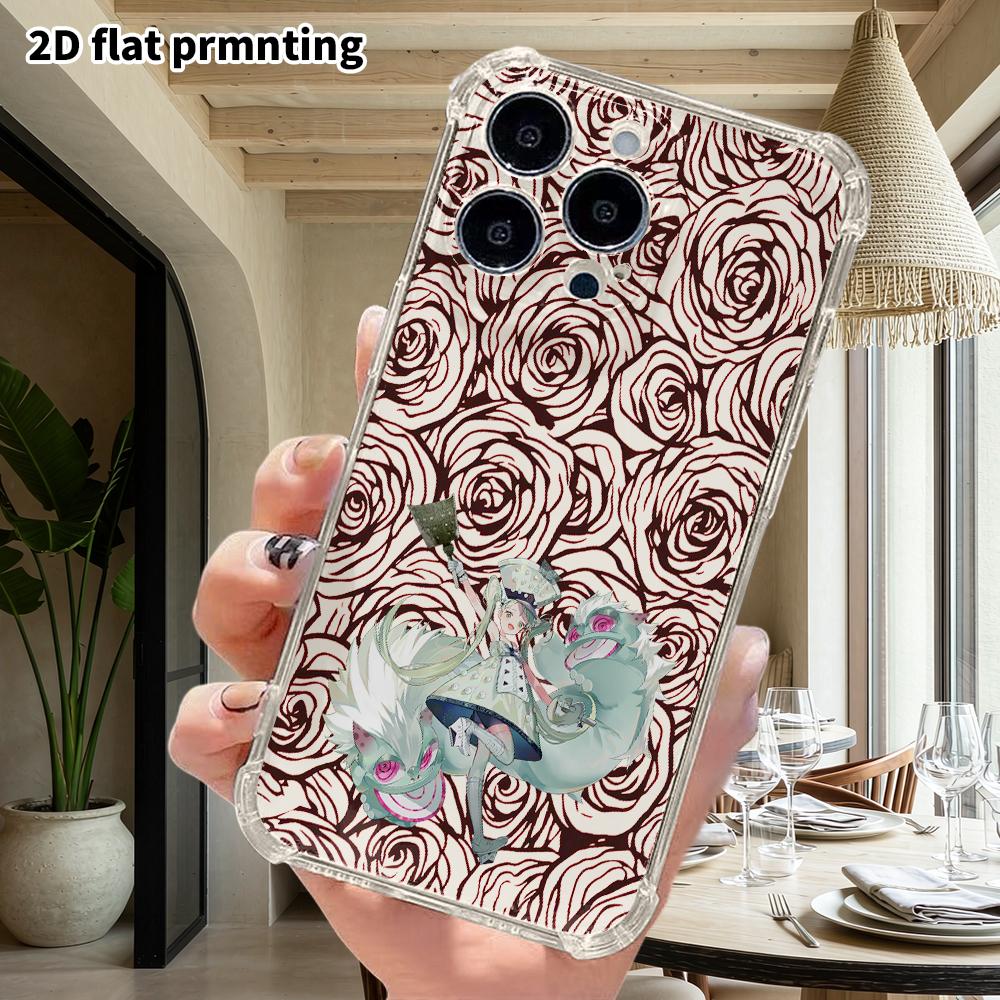 Phone Case: 2D Flat, Suitable for iPhone 18 17 16 15 14 13 Pro, Transparent Corners Protective Case, Fantasy Fairy Tale, Christmas and Halloween Gifts