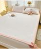 Summer Cool Ice Silk Mattress Topper: Soft, Cooling Bed Sheet for Air Conditioning Comfort