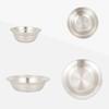 Set of 16 Stainless Steel Camping Plates Outdoor Dinnerware Barbecue Tableware Travel Friendly Meal Plate Cookwares