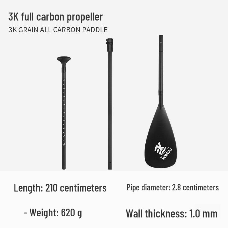 KOETSU Surf Paddleboard Dual-Use Aluminum Paddle: Single/Double Head Kayak & Paddleboard Paddle