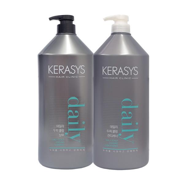 KERASYS Scalp Cooling Shampoo 1500ml + Conditioner 1500ml (Large Capacity)