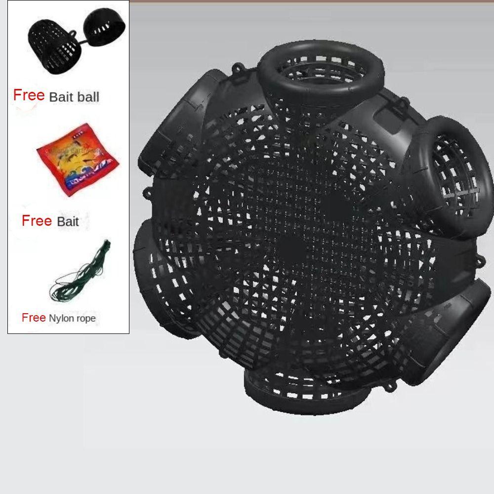 Black Fish Net Cage Fishnet Finless Eel Cage 2024 Fishing Pot