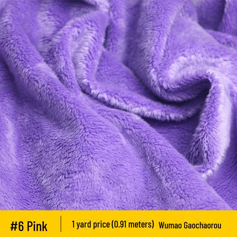 5mm Ultra-Soft Crystal Plush Fabric for Doll Pillows