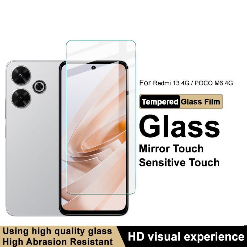 IMAK H Series For Xiaomi Redmi 13 5G/13 4G/Note 13R 5G/Poco M6 4G Screen Protector Tempered Glass Film