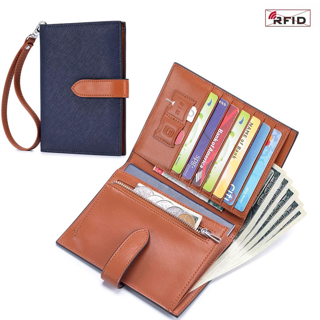 New Slim Wrist Passport Bag Palm Pattern Multifunctional Wallet Ticket Clip Document Passport Clip Female