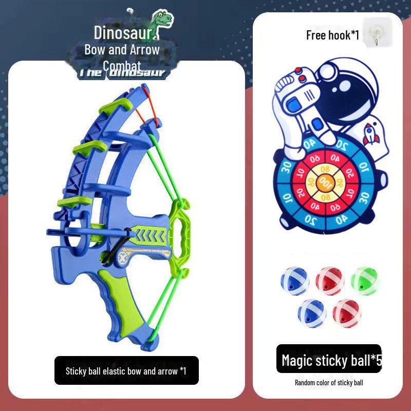 "Interactive Bow & Arrow Dartboard Toy for Parent-Child Fun"