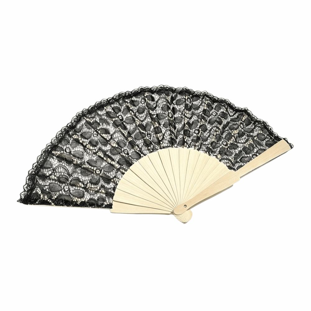 Portable Folding Handheld Fan Floral Lace Women's Folding Fan Lace Hand Fan Bridesmaid Gifts