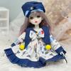 Lorita 1/6 BJD Doll Clothes with Headwear Toy Accessories Fashion Girl Birthday Gift  Children