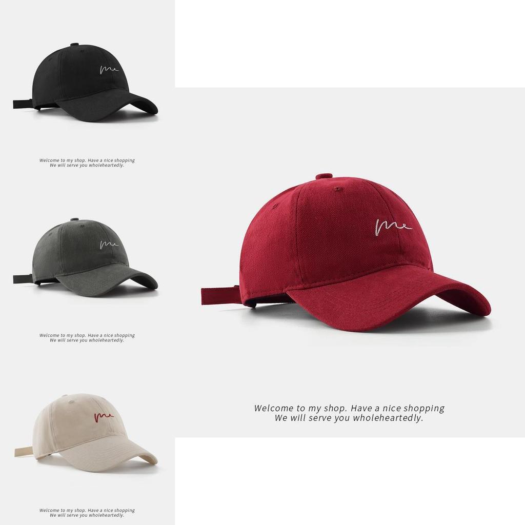 Stylish Cotton Baseball Cap For Women And Men With Wide Brim And Embroidered Letters