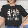 Westlife 25th Anniversary Tour 2026 Tee Shirt for Women Graphic Print T Shirts  100% Cotton Clothing