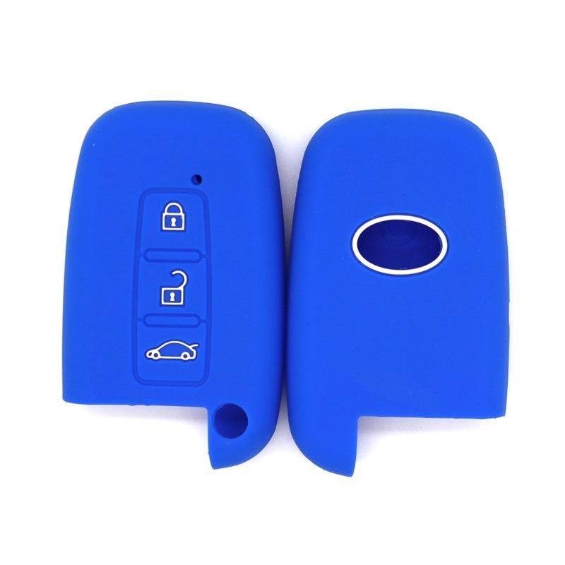 Suitable for Kia K2K3K5 smart car Sorento smart one-button start version 3-button silicone key protection bag case
