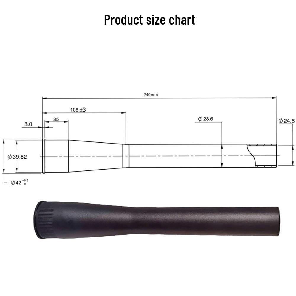 Horquilla de Suspensión Aire/Aceite para Bicicleta de Montaña de Aleación de Aluminio, Tubo de Dirección Cónico 28.6*39.8mm